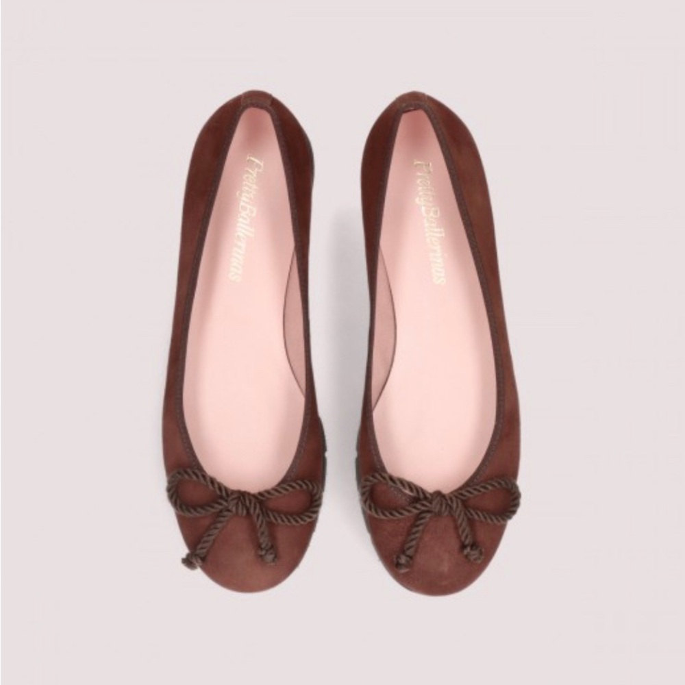 Pretty Ballerinas Chocolate Brown Roasario Flats